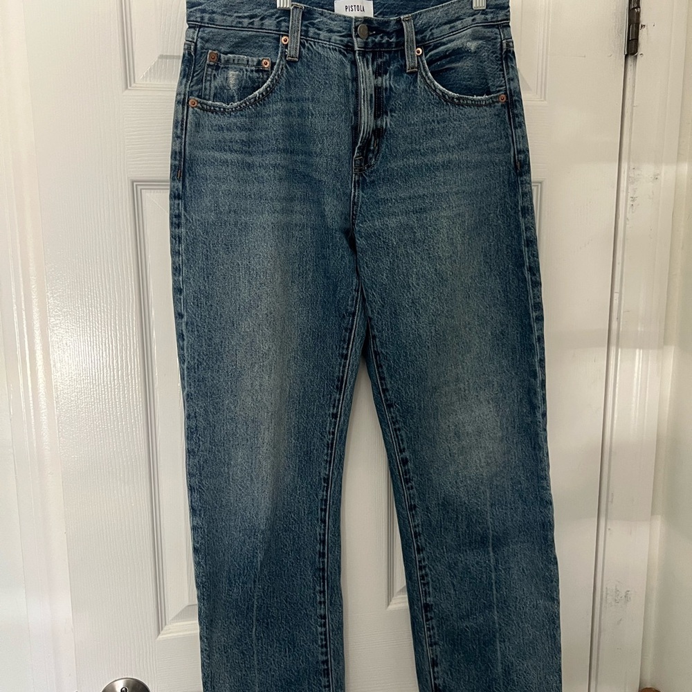 Pistola- Lexi Artisan- Denim Bowed leg